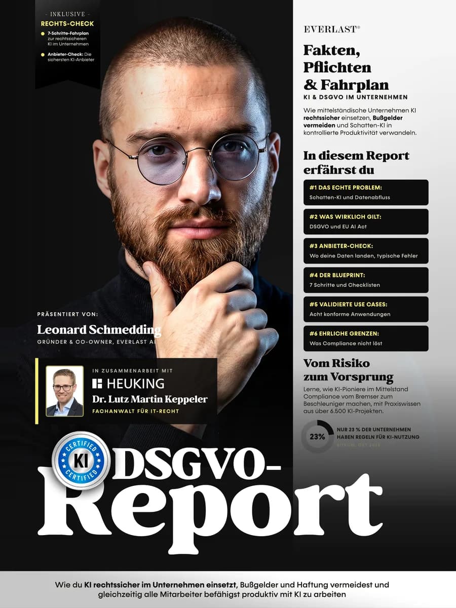 Cover: KI DSGVO Report 2026